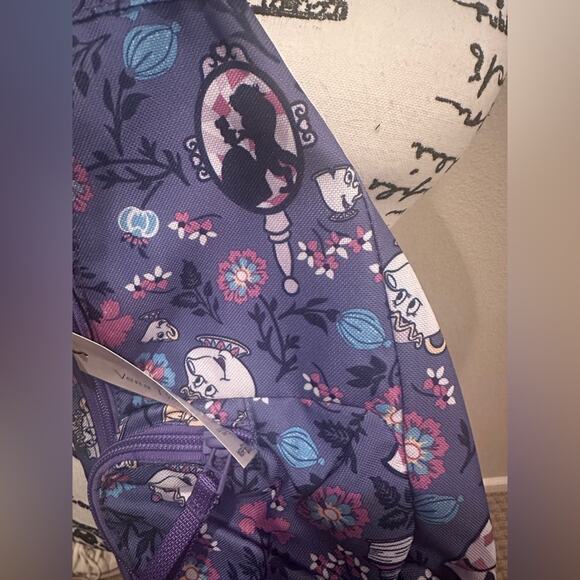 NWT Disney Vera Bradley Beauty & The Beast Friends Crossbody Mini Sling bag - Picture 4 of 10